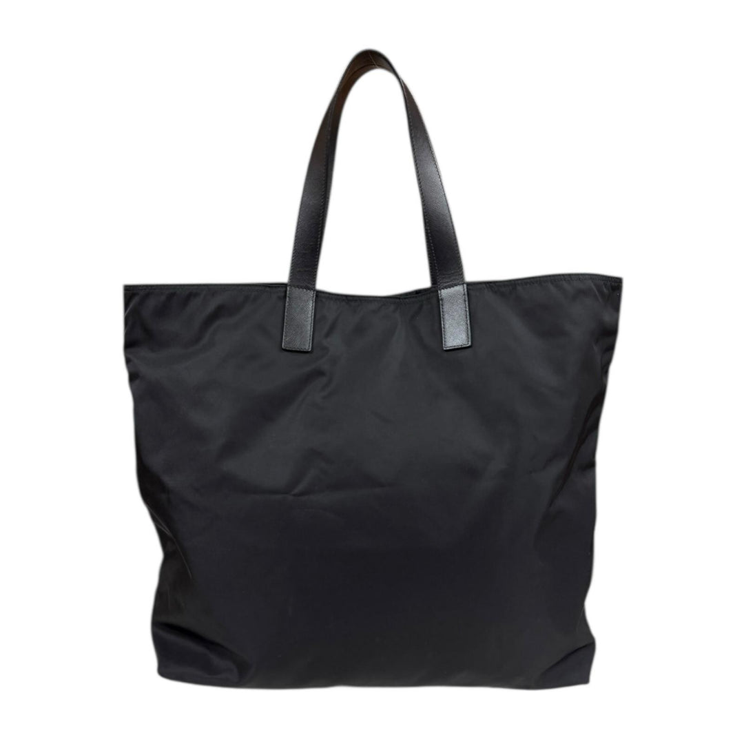 【人気のナイロン素材！】PRADA トートバッグ ブラック PRADA プラダ トートバッグ ナイロン ブラック ユニセックス 中古