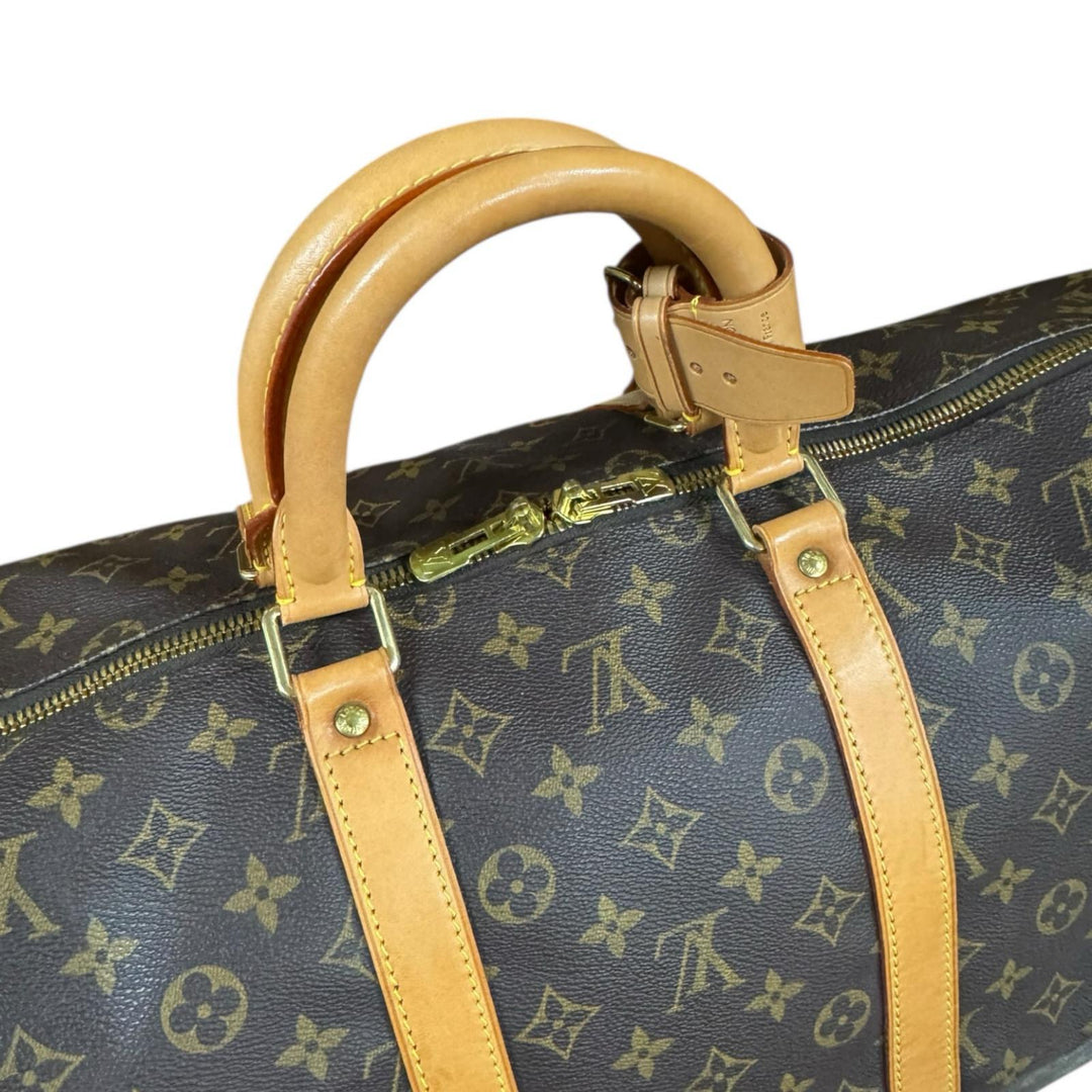 LOUIS VUITTON ルイヴィトン キーポル55バンドリエール モノグラム