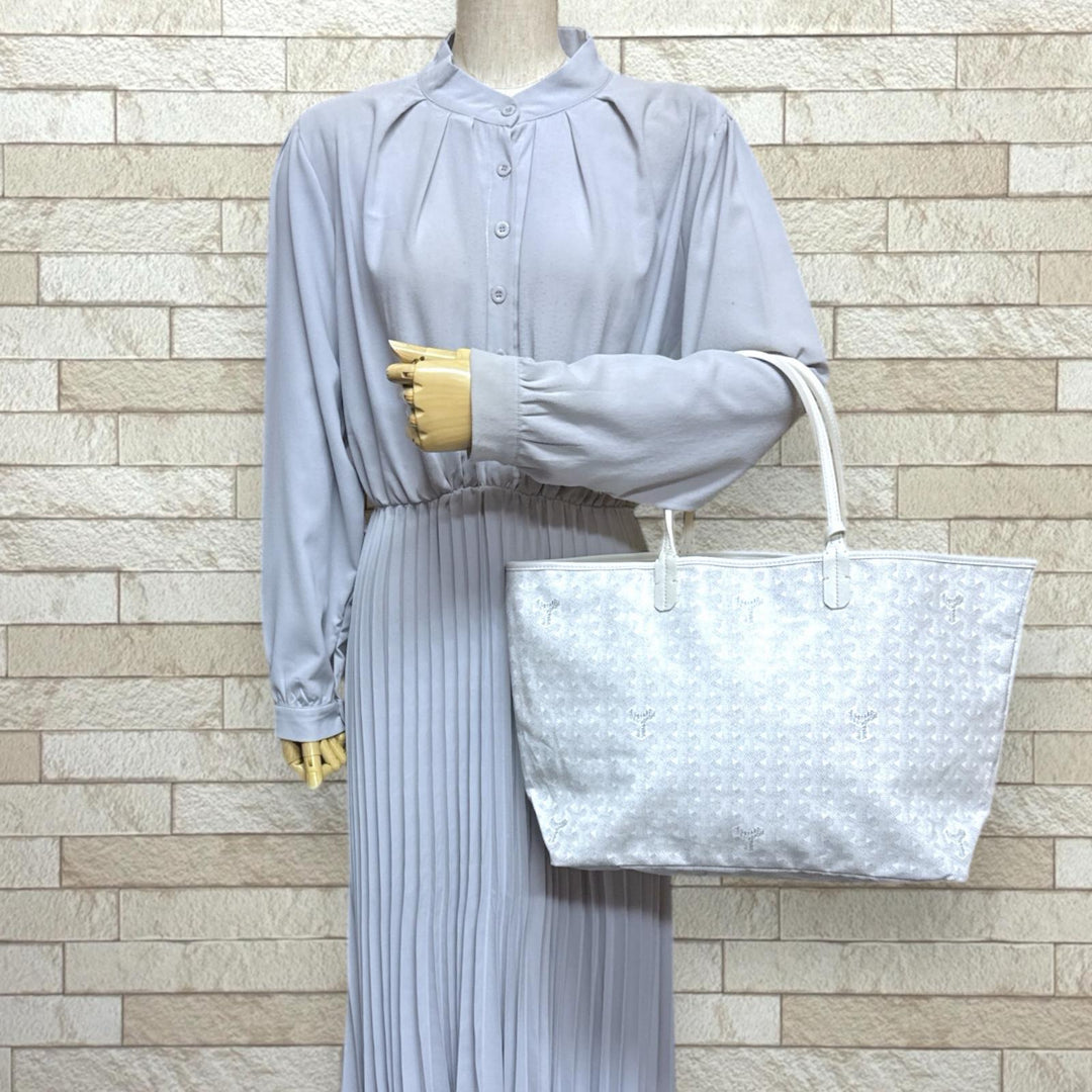 GOYARD ゴヤール サンルイPM トートバッグ PVCコーティングキャンバス