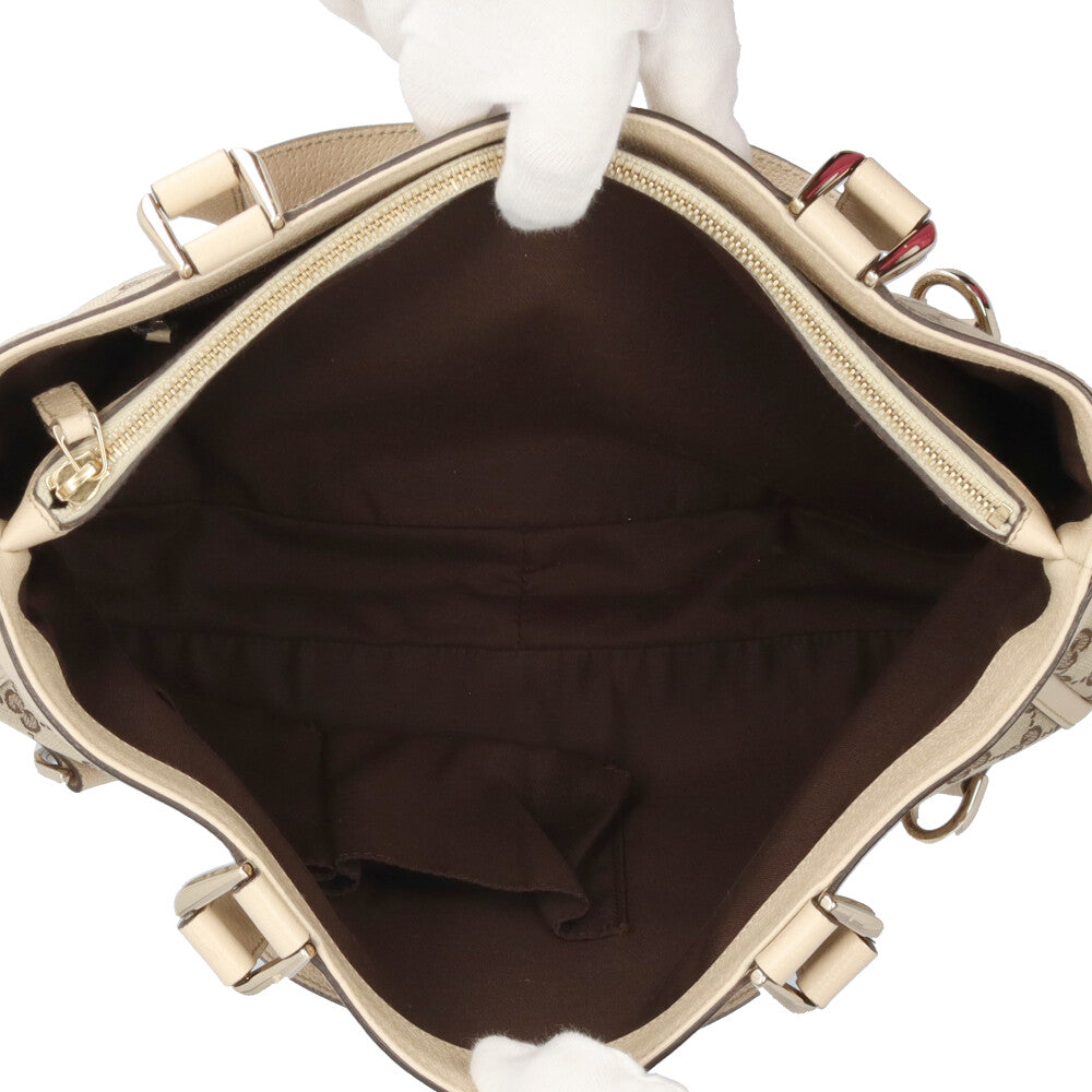 GUCCI グッチ アビーGGクリスタルトートバッグ ベージュ GUCCI グッチ GGクリスタルトートバッグ 293589 GGクリスタル × レザー