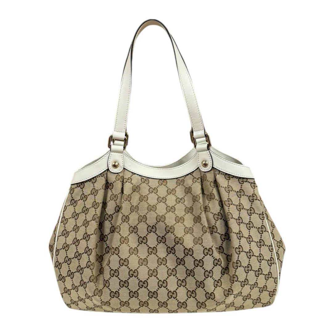 GUCCI グッチ GGキャンバス ハンドバッグ GGキャンバス ベージュ