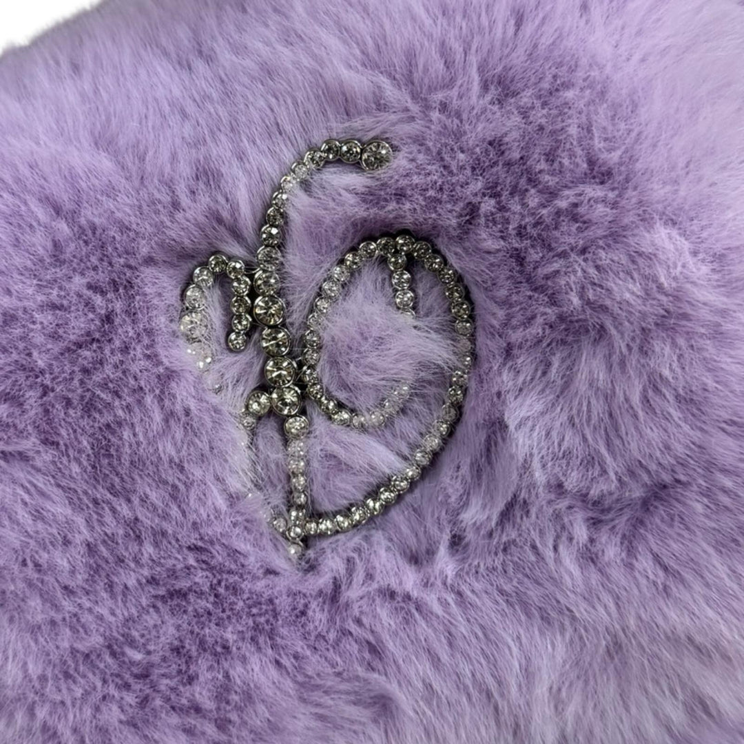 Blumarine ブルマリン ファーバッグ ハンドバッグ ポリエステル