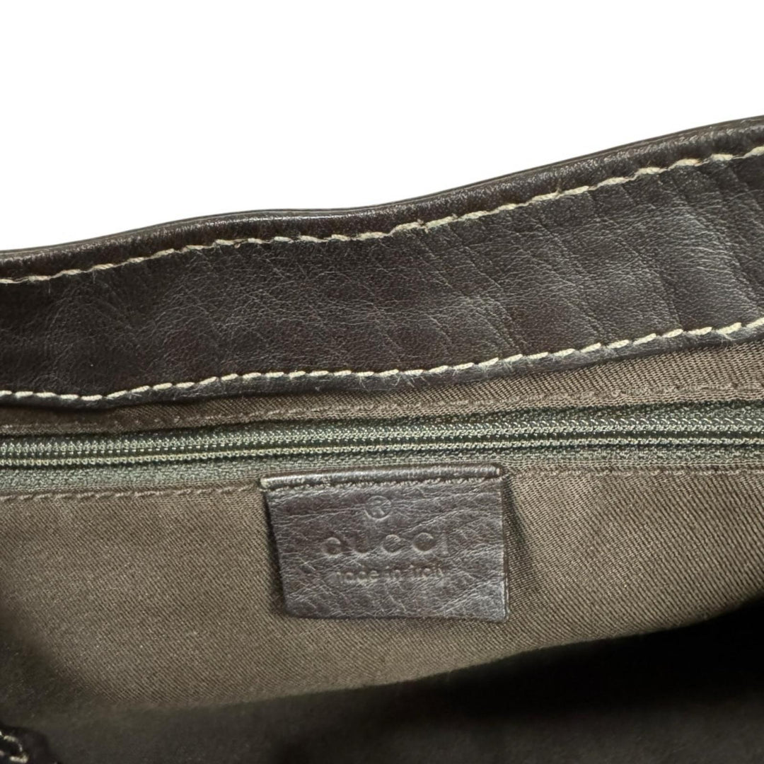 GUCCI グッチ アビー トートバッグ GGキャンバス ブラウン レディース