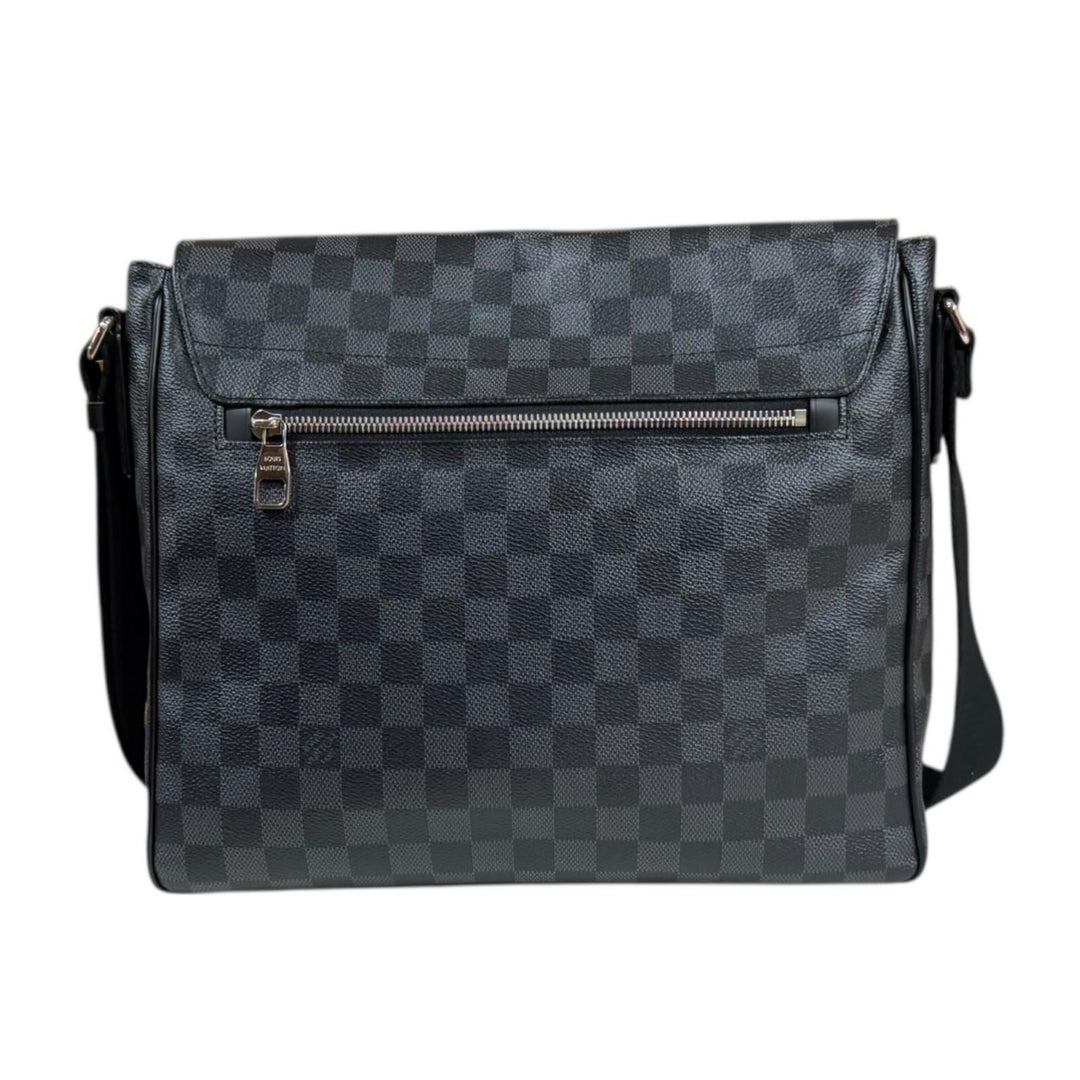 ルイヴィトン【最高級美品】ダミエグラフィット ディストリクトMM ブラック LOUIS VUITTON ルイヴィトン ディストリクトMM ダミエグラフィット