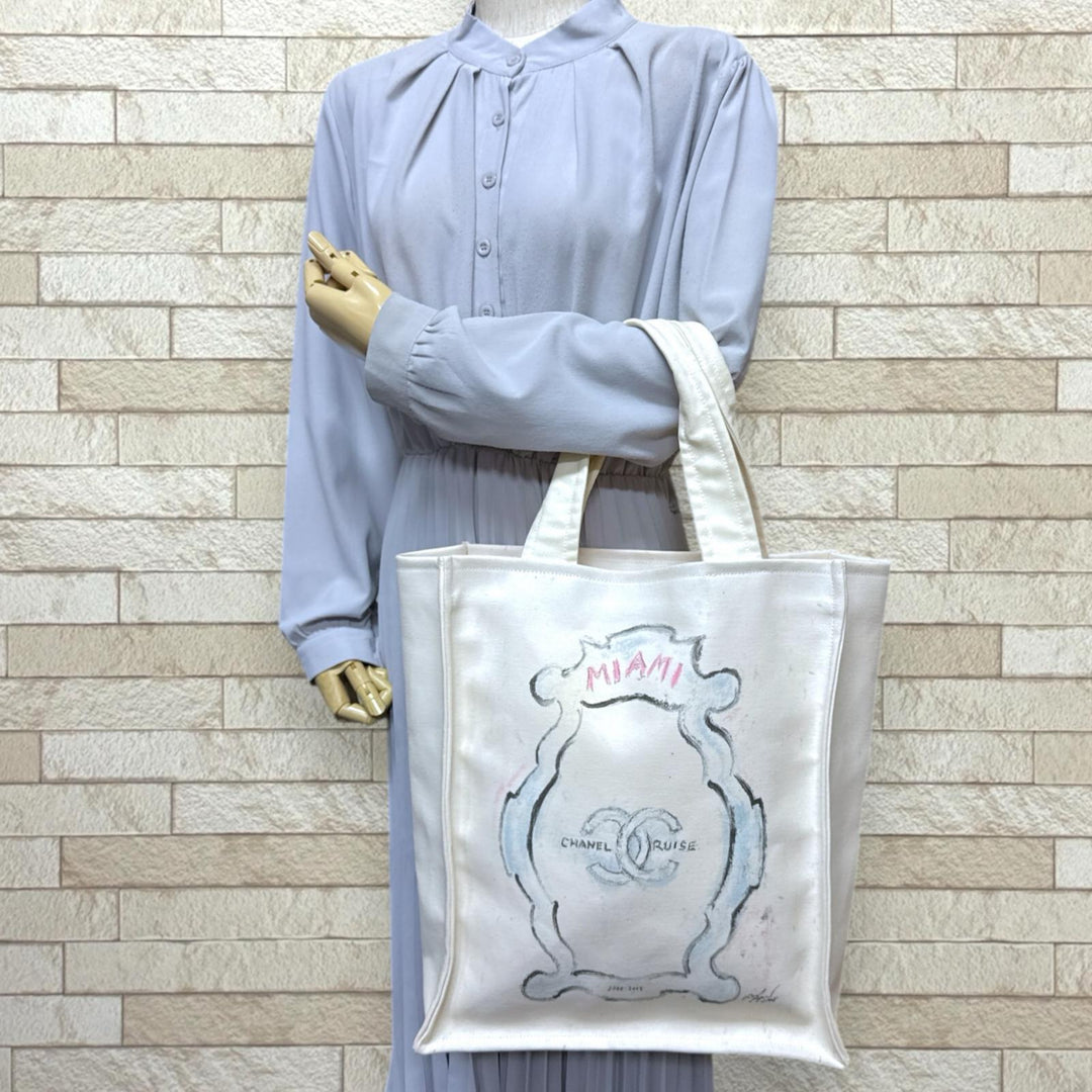 CHANEL シャネル マイアミ クルーズライン トートバッグ キャンバス