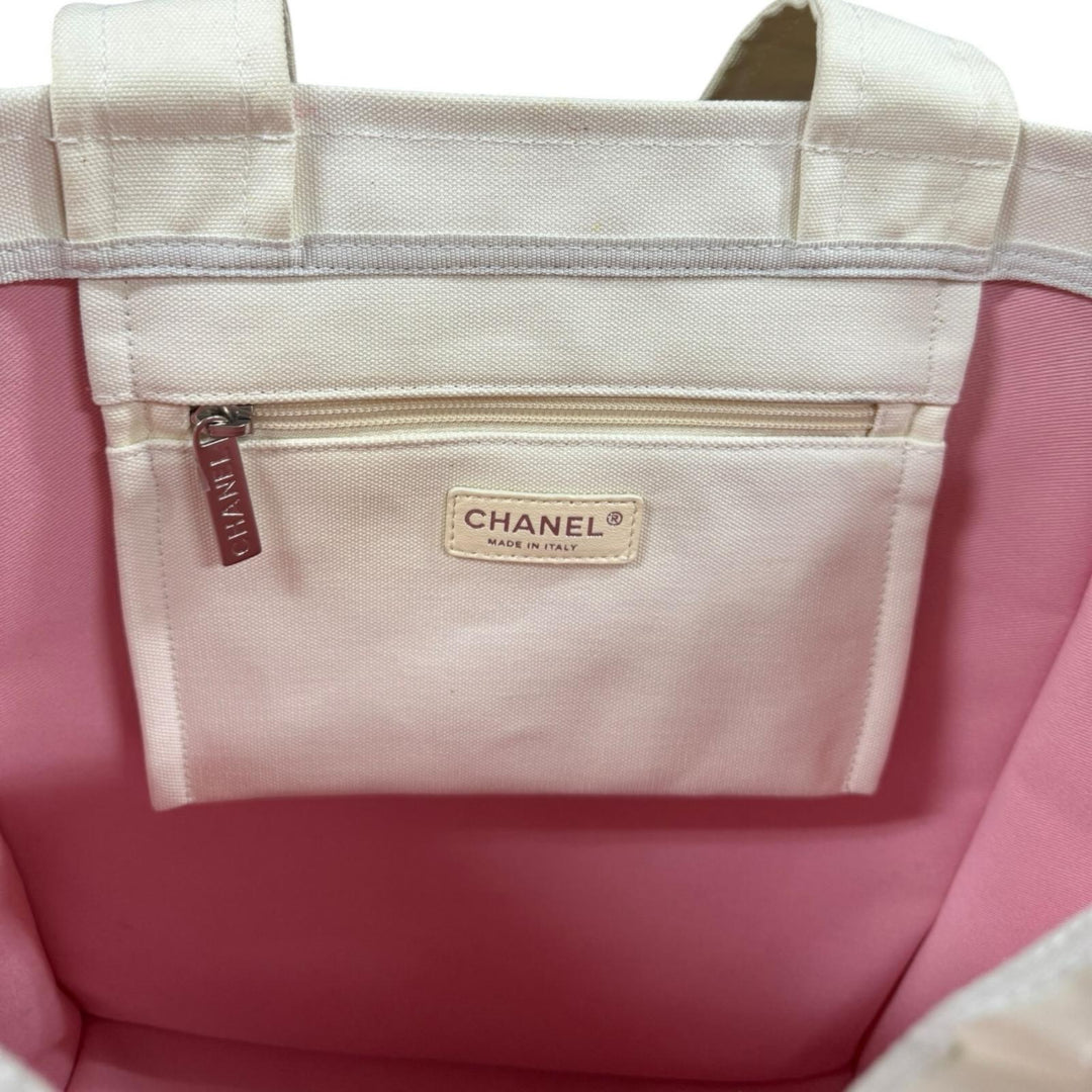 CHANEL シャネルアンリミテッド　クルーズライン　美品　短期出品 CHANEL シャネル マイアミ クルーズライン トートバッグ キャンバス