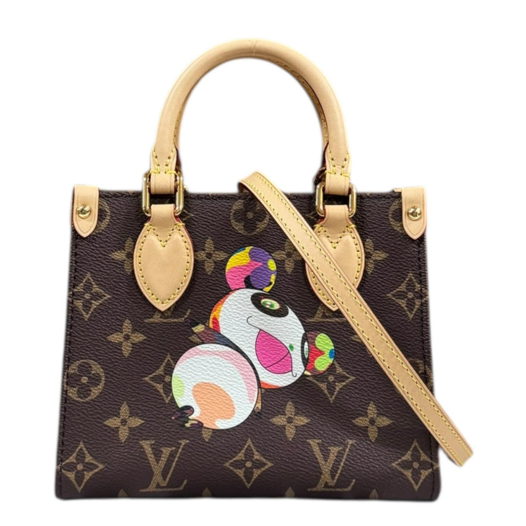 LOUIS VUITTON ルイヴィトン 村上隆コラボ オンザゴーBB モノグラム