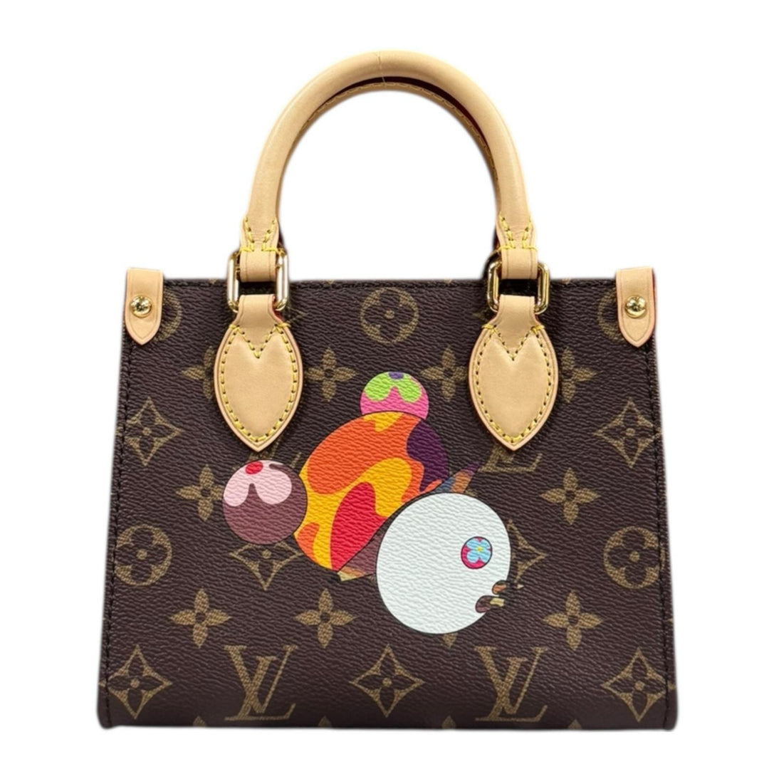 LOUIS VUITTON ルイヴィトン 村上隆コラボ オンザゴーBB モノグラム