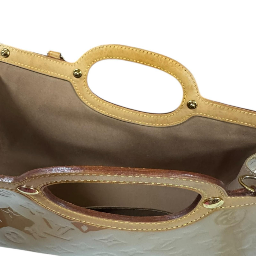 ルイヴィトン ロクスバリードライブ ヴェルニ ショルダーバッグ モノグラムヴェルニ M91372 ベージュ レディース LOUIS VUITTON  中古 LOUIS VUITTON ルイヴィトン ロクスバリードライブ ヴェルニ