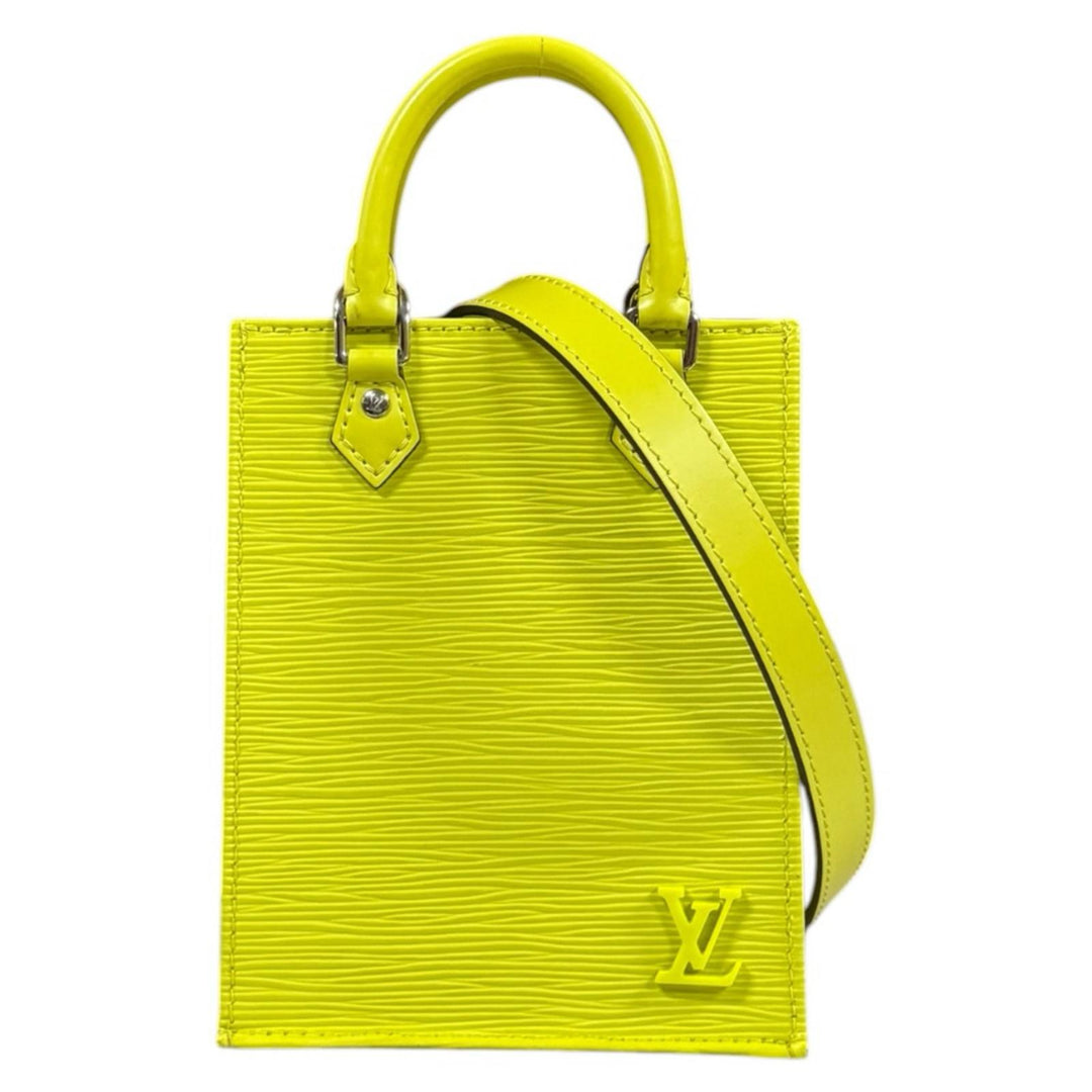 ルイヴィトン プティットサックプラ エピ ショルダーバッグ エピレザー M80169 イエロー レディース LOUIS VUITTON  中古 LOUIS VUITTON ルイヴィトン プティットサックプラ エピ ショルダー