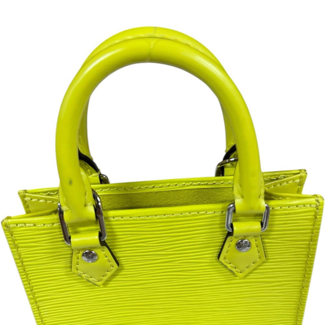 ルイヴィトン プティットサックプラ エピ ショルダーバッグ エピレザー M80169 イエロー レディース LOUIS VUITTON  中古 LOUIS VUITTON ルイヴィトン プティットサックプラ エピ ショルダー