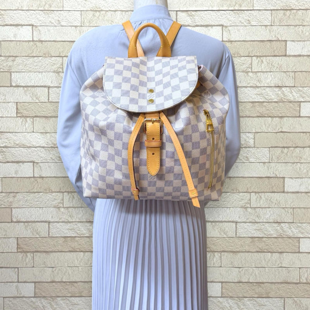 ヴィトン ダミエ アズール スペロン バックパック リュックサック LOUIS VUITTON（ルイ・ヴィトン） 並行輸入 リュックサック ダミエ