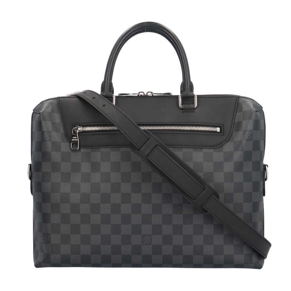 LOUIS VUITTON ルイ ヴィトン ダミエグラフィット PDJ NM ポルトドキュマンジュール ビジネスバッグ ブリーフケース ストラップ欠品 N48260 LOUIS VUITTON ルイヴィトン ポルト ドキュマン ジュールNM ダミエグラ