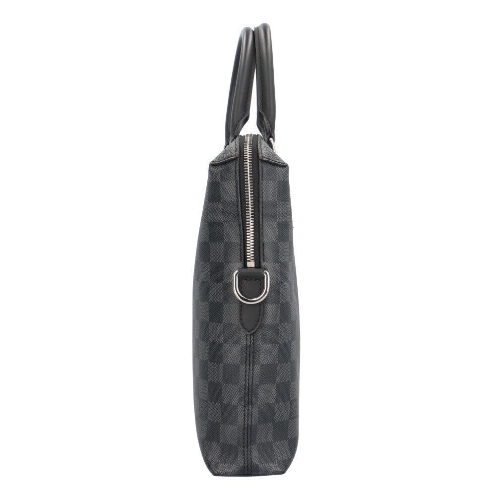 超極美品 ルイヴィトン ダミエグラフィット ポルトドキュマンジュール メンズ LOUIS VUITTON ルイヴィトン ポルト ドキュマン ジュールNM ダミエグラ