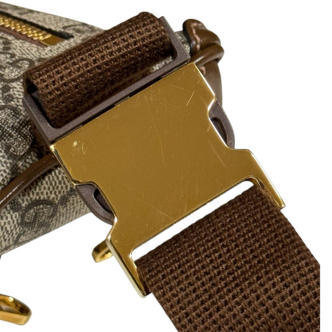 GUCCI グッチ GGラージベルトバッグ GGスプリーム ウエストバッグ GG