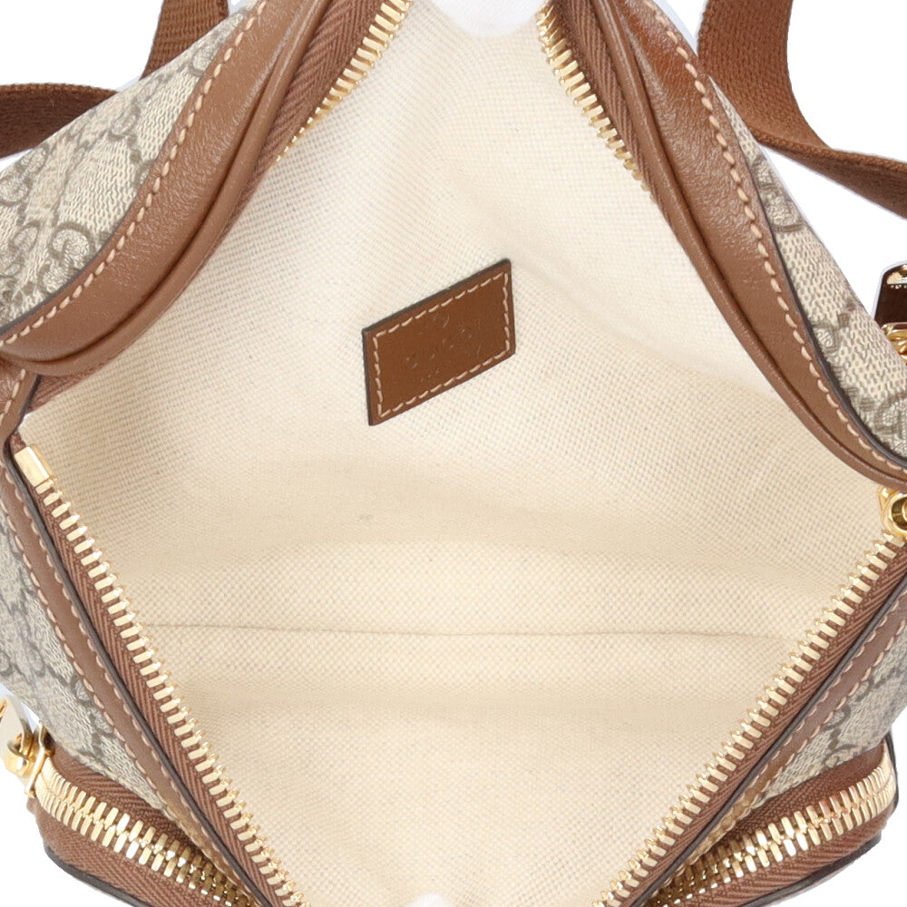 GUCCI グッチ GGラージベルトバッグ GGスプリーム ウエストバッグ GG