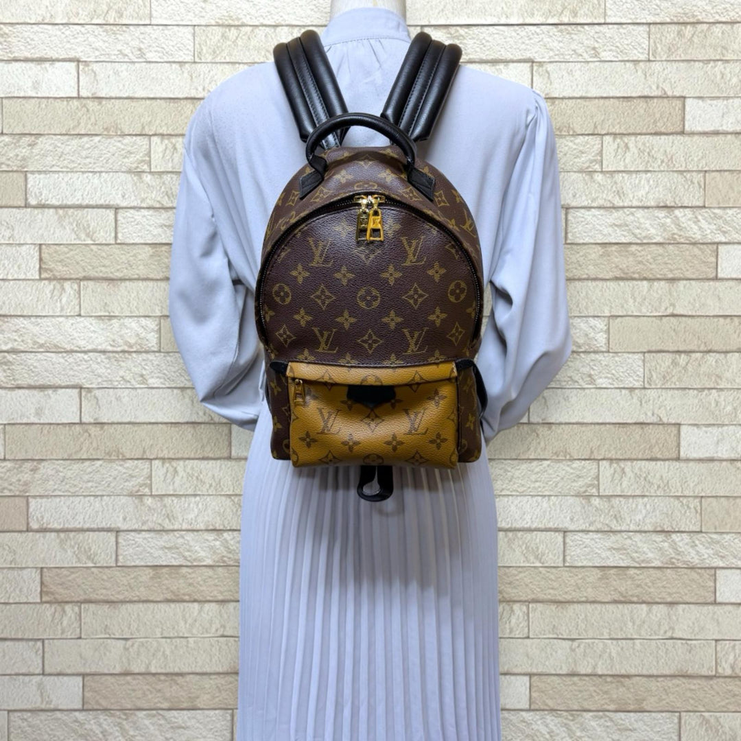 【美品】LOUISVUITTON パームスプリングス バックパック PM 正規品 LOUIS VUITTON ルイヴィトン パームスプリングスPM モノグラムリバース