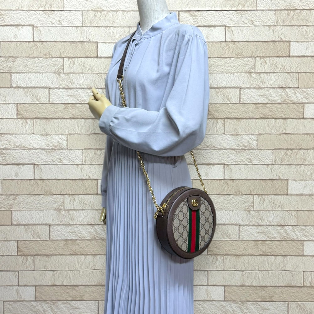 GUCCI グッチ GGミニラウンドショルダーバッグ オフィディア 