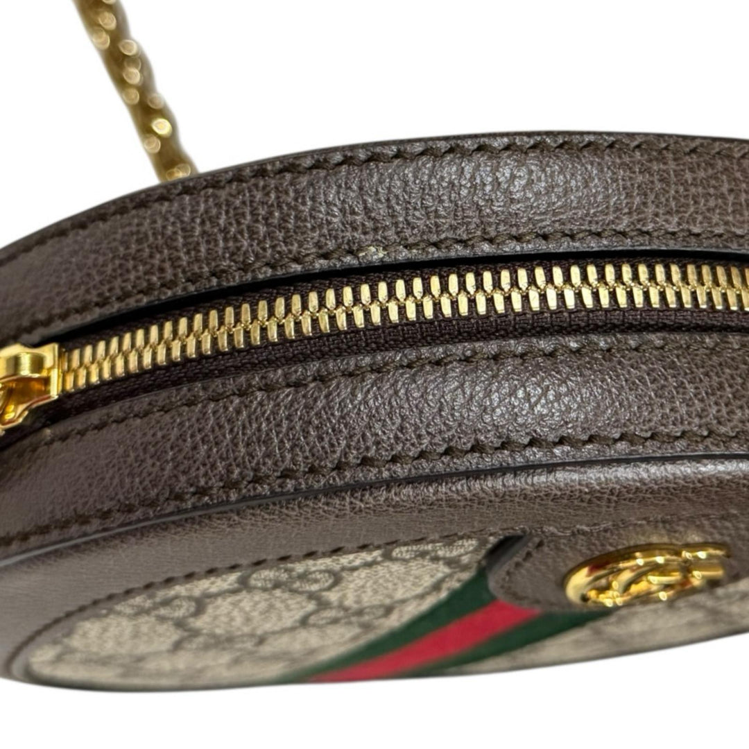 GUCCI 未使用に近い グッチ 792 gg シェリー ラウンドファスナー 長