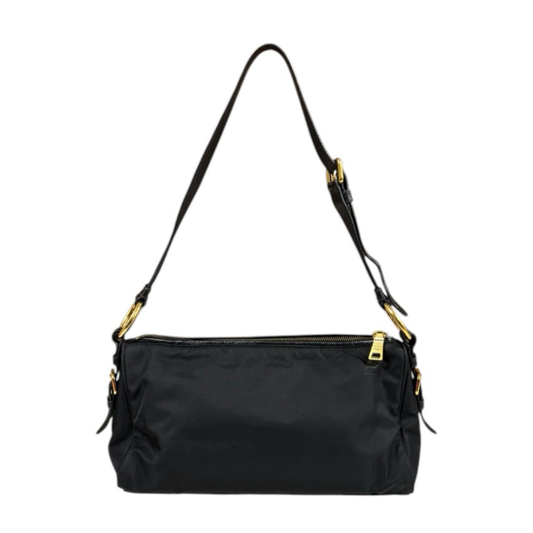 PRADA プラダ ショルダーバッグ ナイロン ブラック レディース 中古