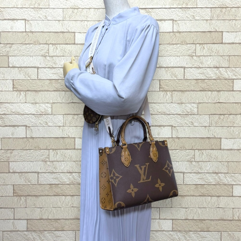 LOUIS VUITTON ルイヴィトン オンザゴーPM モノグラムジャイアント