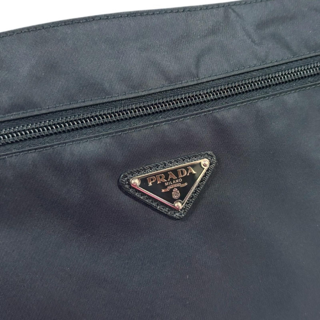 PRADA プラダ ショルダーバッグ ナイロン ブラック レディース 中古