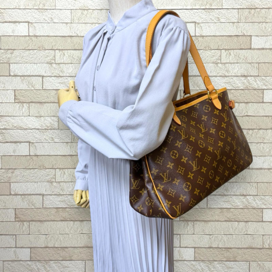 ルイヴィトン LOUIS VUITTON バティニョール・オリゾンタル モノグラム・キャンバス ショルダーバッグ トートバッグ ブラウン 茶色 LOUIS VUITTON ルイヴィトン バティニョールオリゾンタル モノグラム