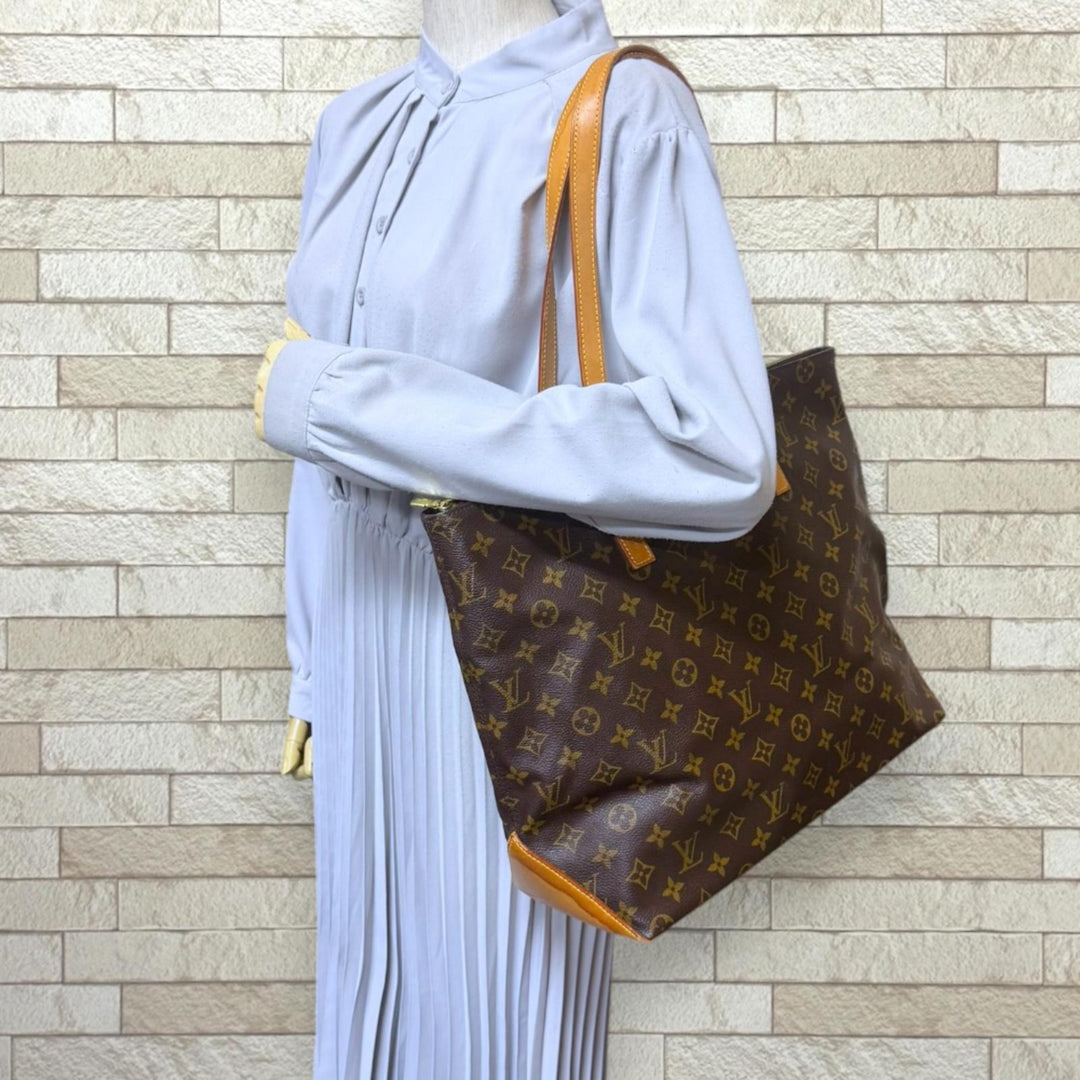 【LOUIS VUITTON】カバ メゾ　モノグラム　トートバッグ　肩かけ　A4 LOUIS VUITTON ルイヴィトン カバメゾ モノグラム トートバッグ