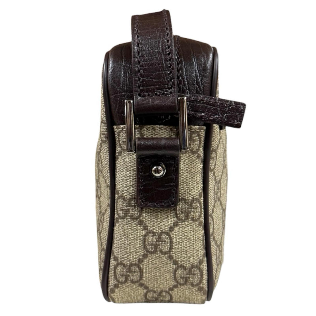 GUCCI Gucci Sherry Shoulder Bag GG Supreme Canvas Brown Women's