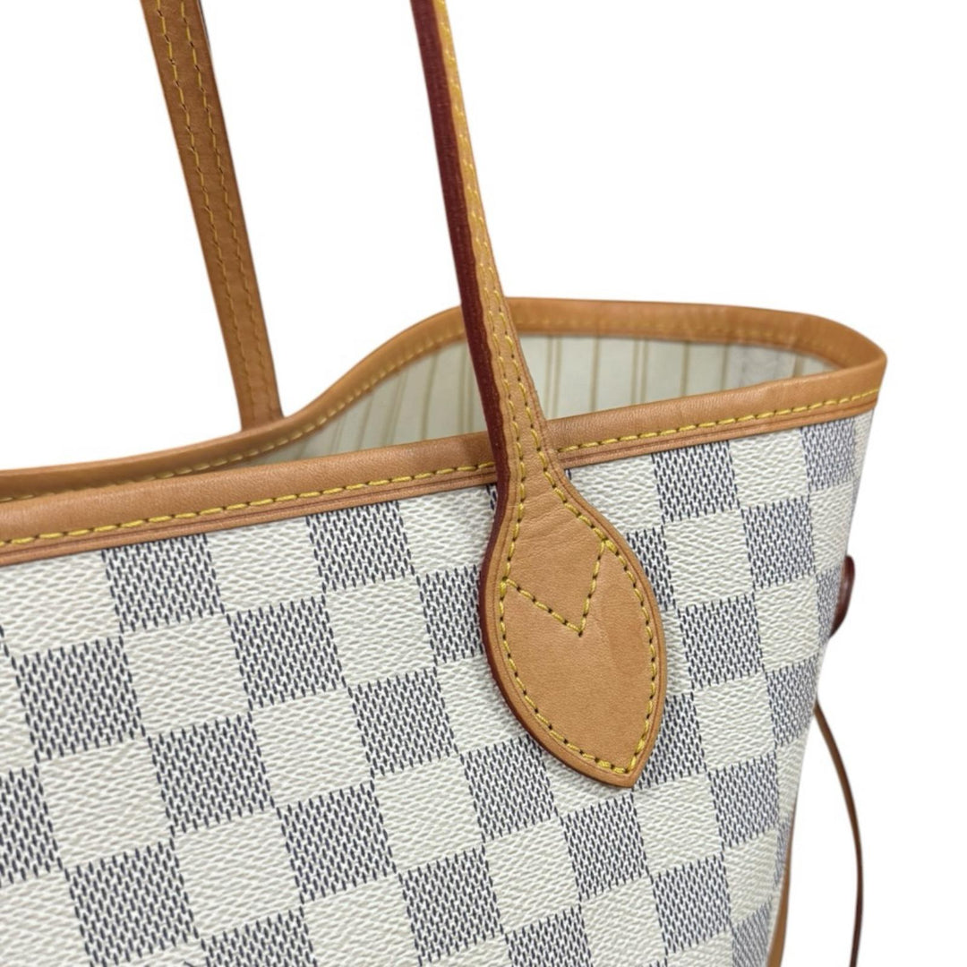 LOUIS VUITTON ダミエ キャンバス トートバッグ LOUIS VUITTON ルイヴィトン ネヴァーフルMM ダミエアズール トート
