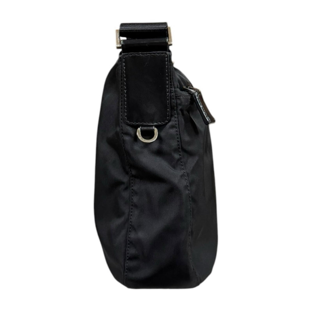 PRADA プラダ ショルダーバッグ ナイロン ブラック ユニセックス 中古