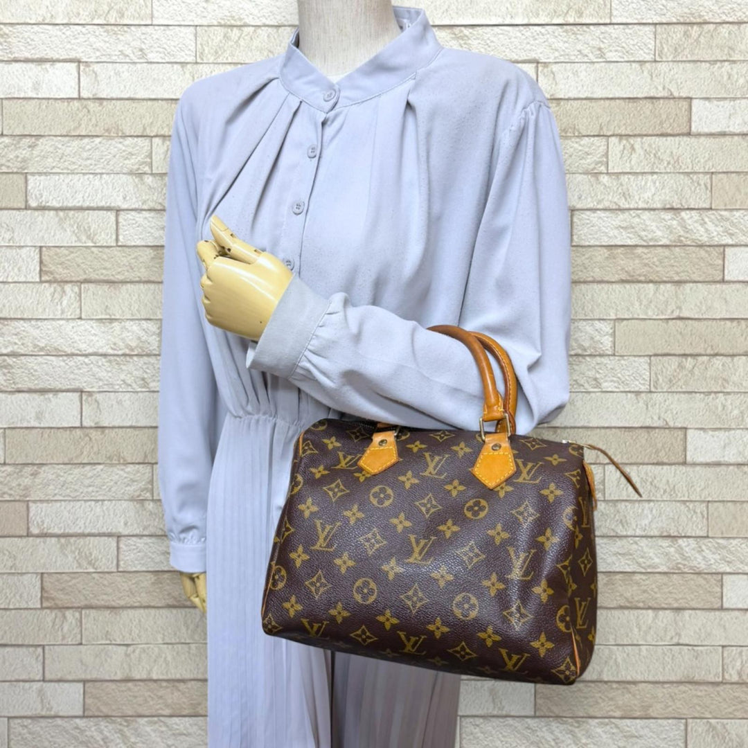 LOUIS VUITTON ルイヴィトン スピーディ25 モノグラム ハンドバッグ