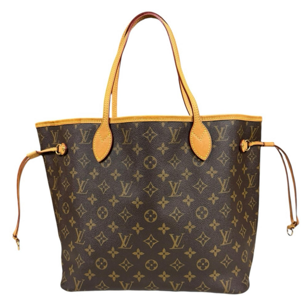 LOUIS VUITTON Neverfull MM Monogram Tote Bag Monogram Canvas Brown
