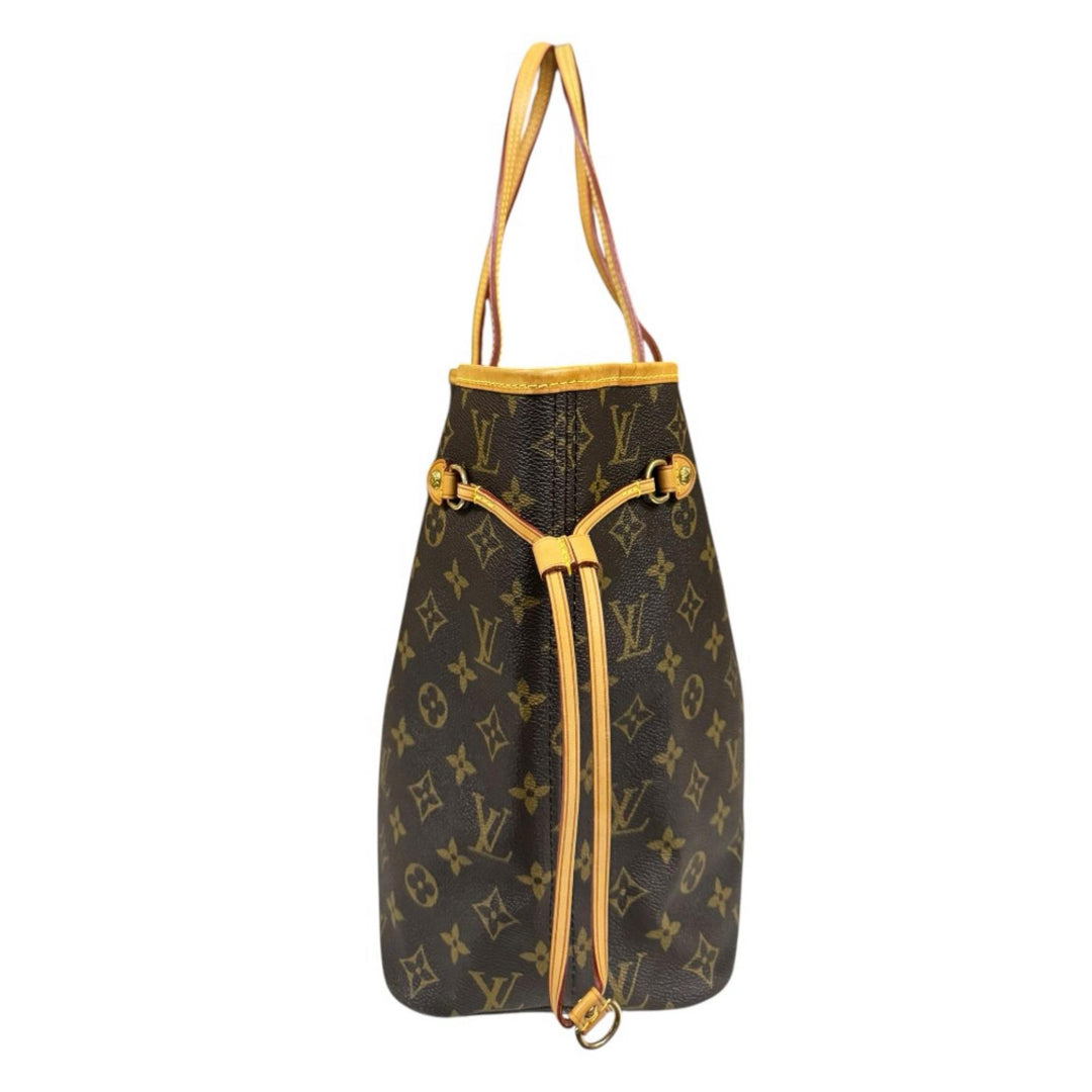 LOUIS VUITTON Neverfull MM Monogram Tote Bag Monogram Canvas Brown