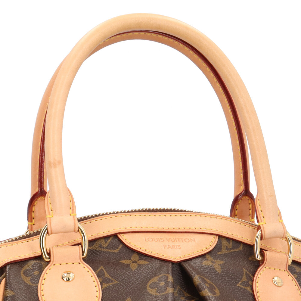LOUIS VUITTON Tivoli PM Monogram Handbag Monogram Canvas Brown