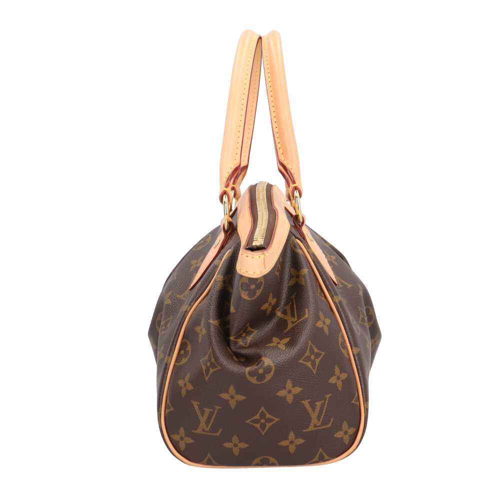 LOUIS VUITTON Tivoli PM Monogram Handbag Monogram Canvas Brown