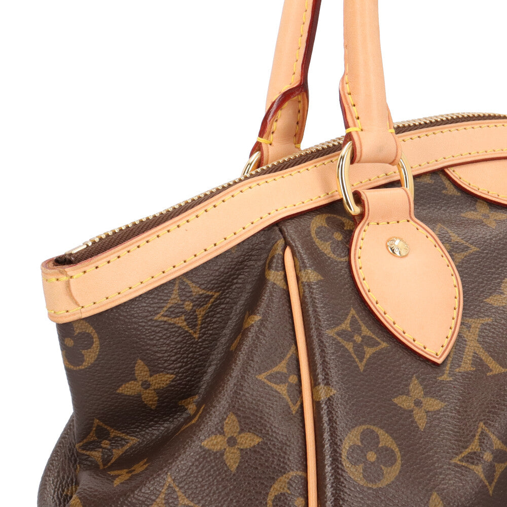 LOUIS VUITTON Tivoli PM Monogram Handbag Monogram Canvas Brown