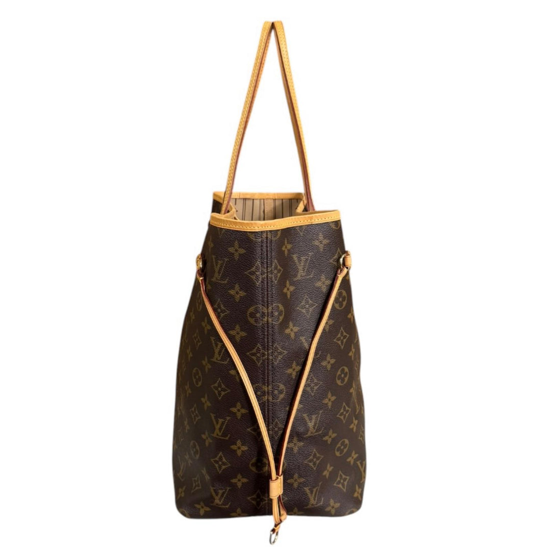 LOUIS VUITTON Neverfull GM Monogram Tote Bag Monogram Canvas Brown