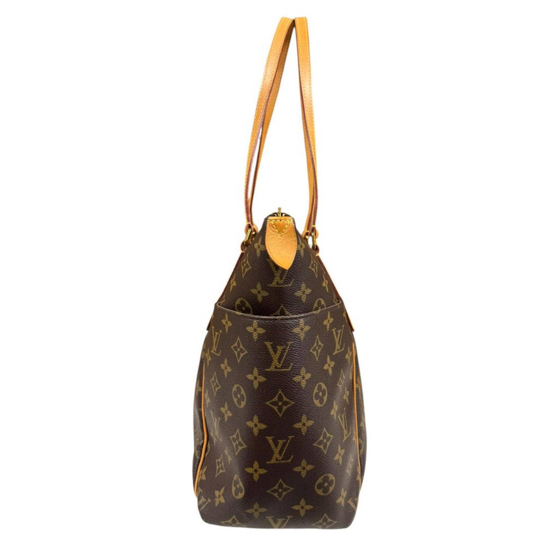 LOUIS VUITTON Totally MM Monogram Tote Bag Monogram Canvas Brown