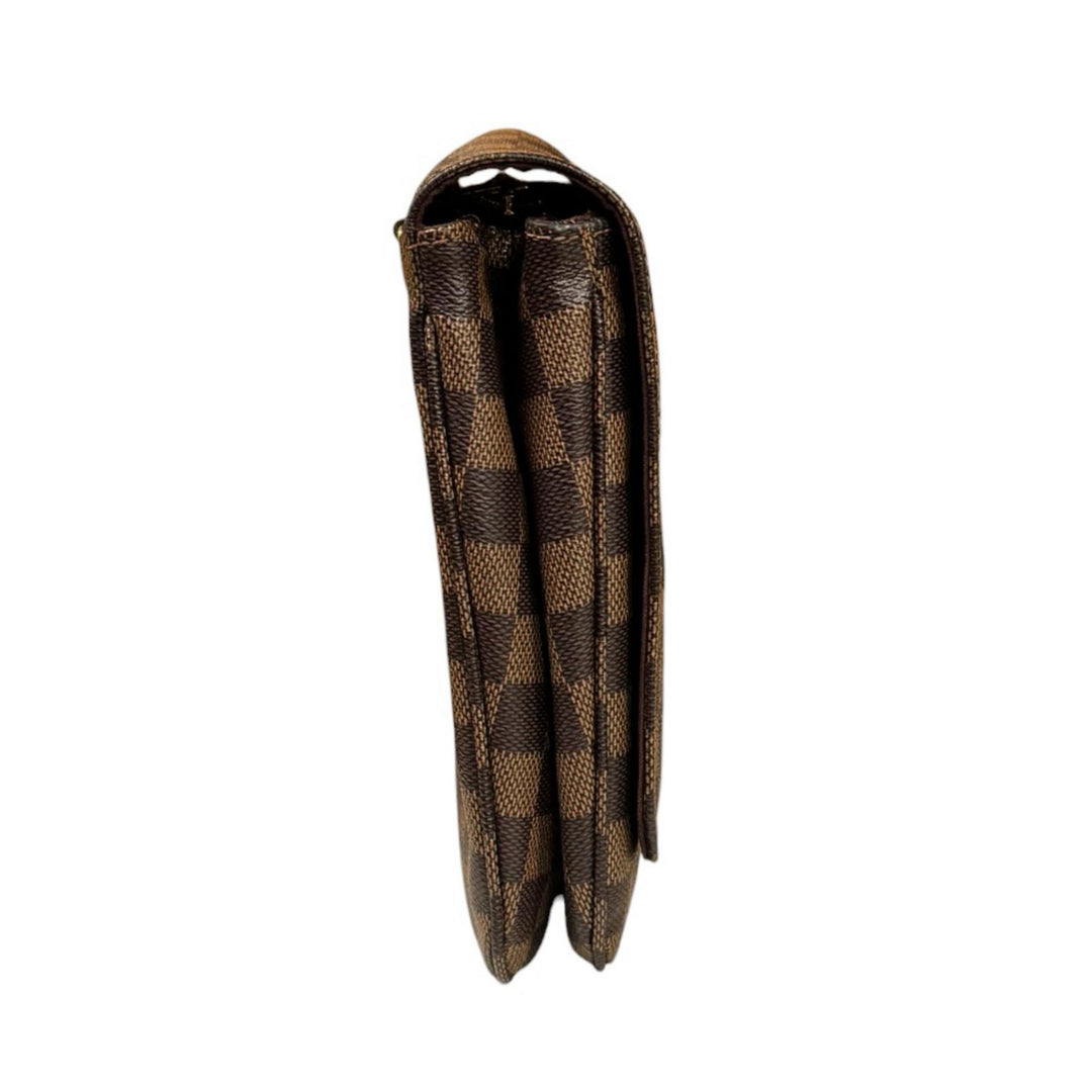 LOUIS VUITTON Hoxton GM Damier Shoulder Bag Damier Canvas Brown
