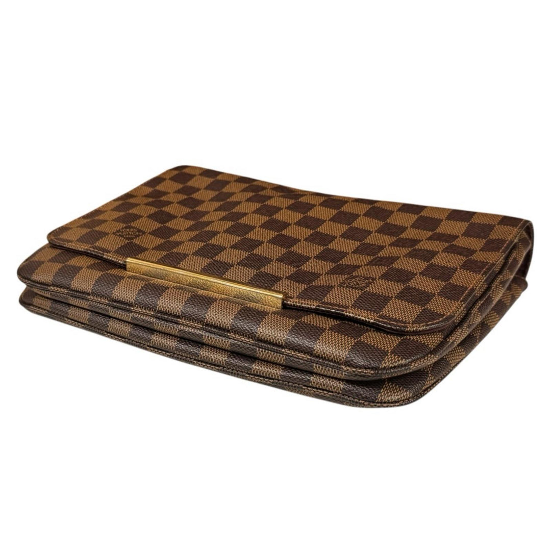 ルイ・ヴィトン(LOUISVUITTON)ダミエホクストンGM LOUIS VUITTON Hoxton GM Damier Shoulder Bag Damier Canvas Brown
