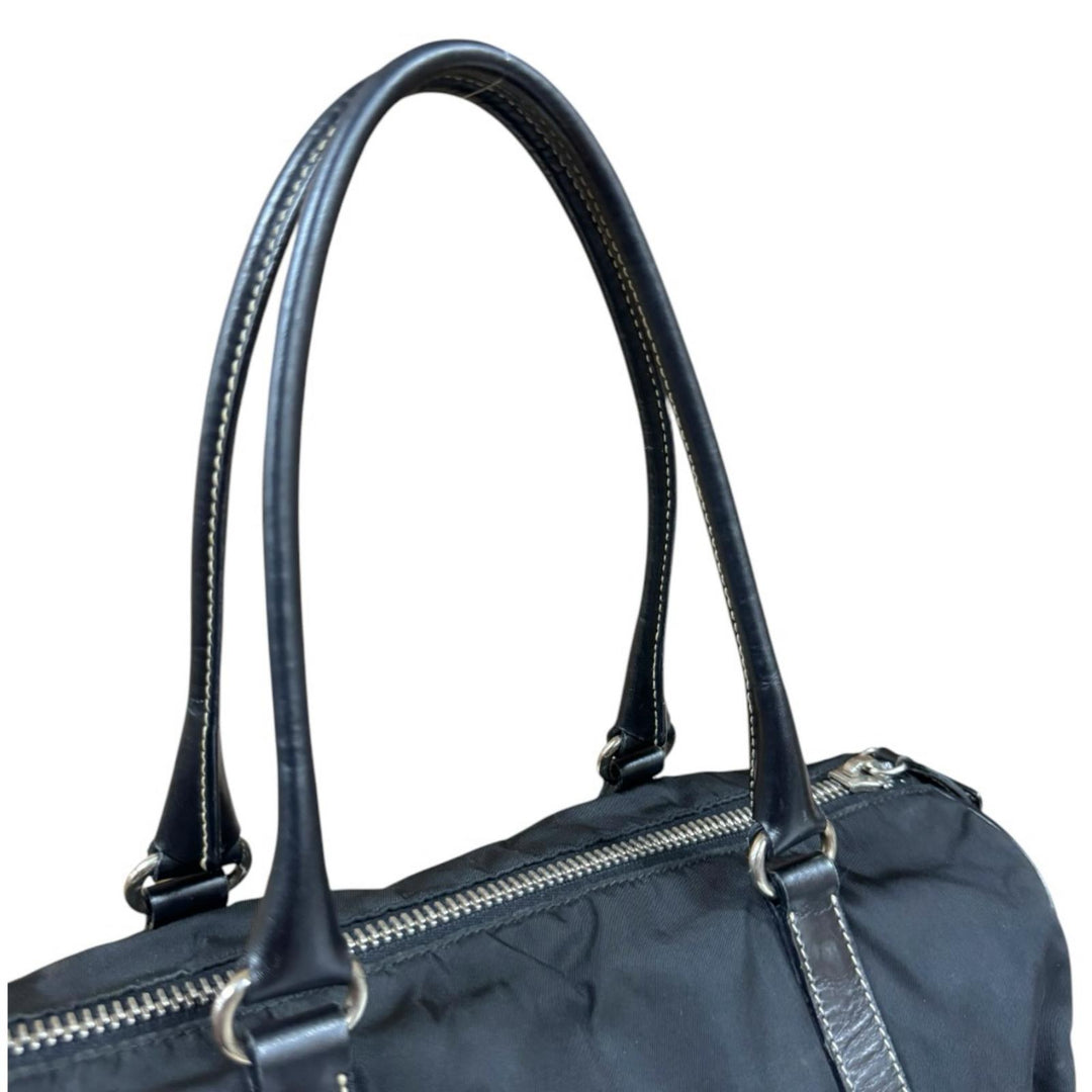 PRADA プラダ ミニボストンバッグ ハンドバッグ ナイロン ブラック