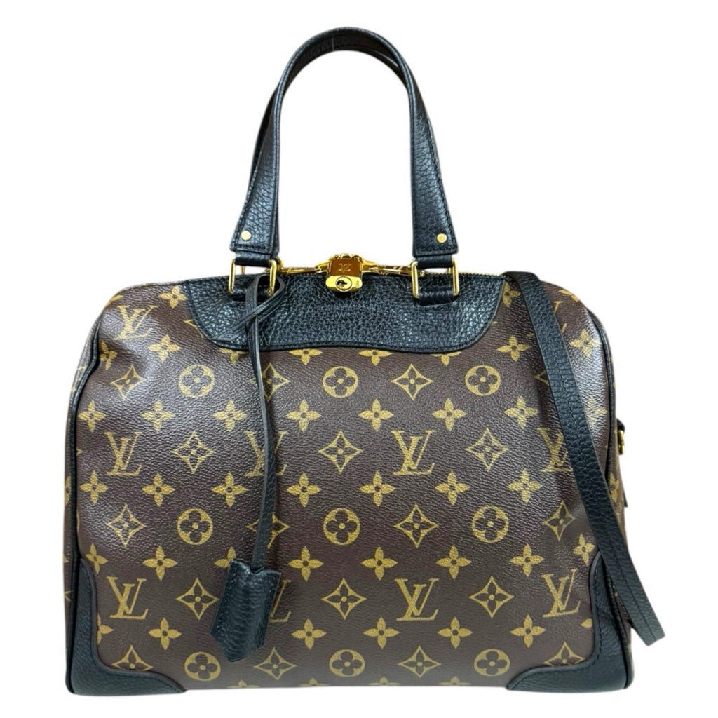 ルイヴィトン南京錠＋おまけノーブランドトートバッグ２５size黒＋ゴールド LOUIS VUITTON ルイヴィトン レティーロPM モノグラム ショルダー