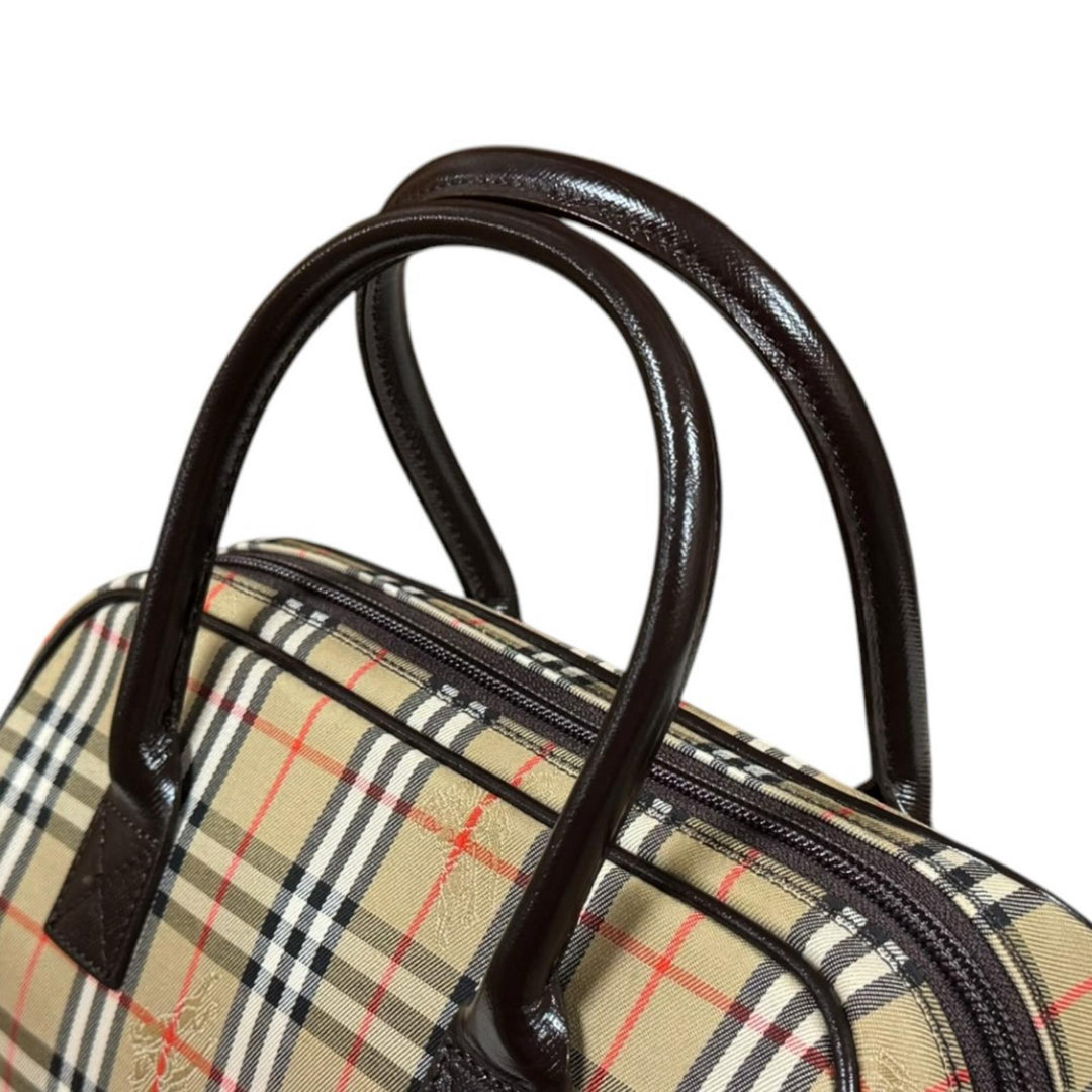 BURBERRY バーバリー ミニボストン ノバチェック / シャドーホース