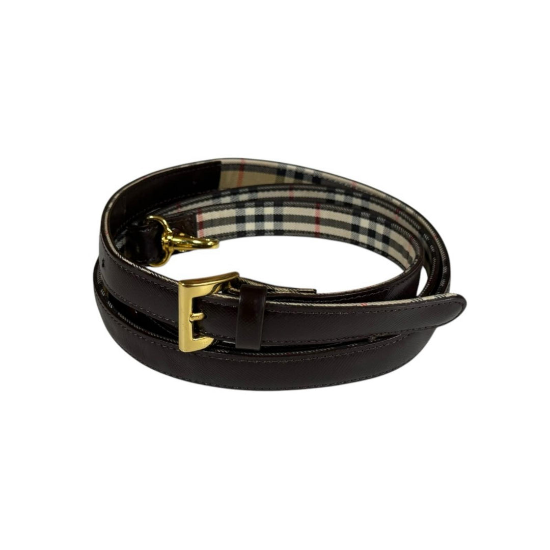 BURBERRY バーバリー ミニボストン ノバチェック / シャドーホース