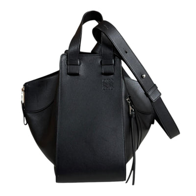 【S】ロエベ ハンモック ミディアム ショルダーバッグ ブラック 黒 LOEWE ロエベ ハンモック ミディアム ショルダーバッグ レザー
