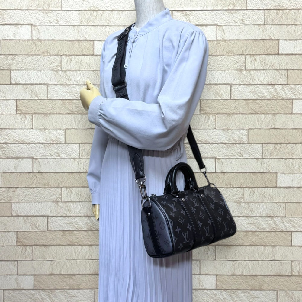 LOUIS VUITTON ルイヴィトン キーポル25 バンドリエール モノグラム