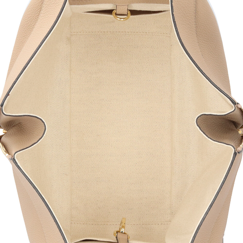 LOEWE ロエベ ハンモック スモール ショルダーバッグ レザー ベージュ