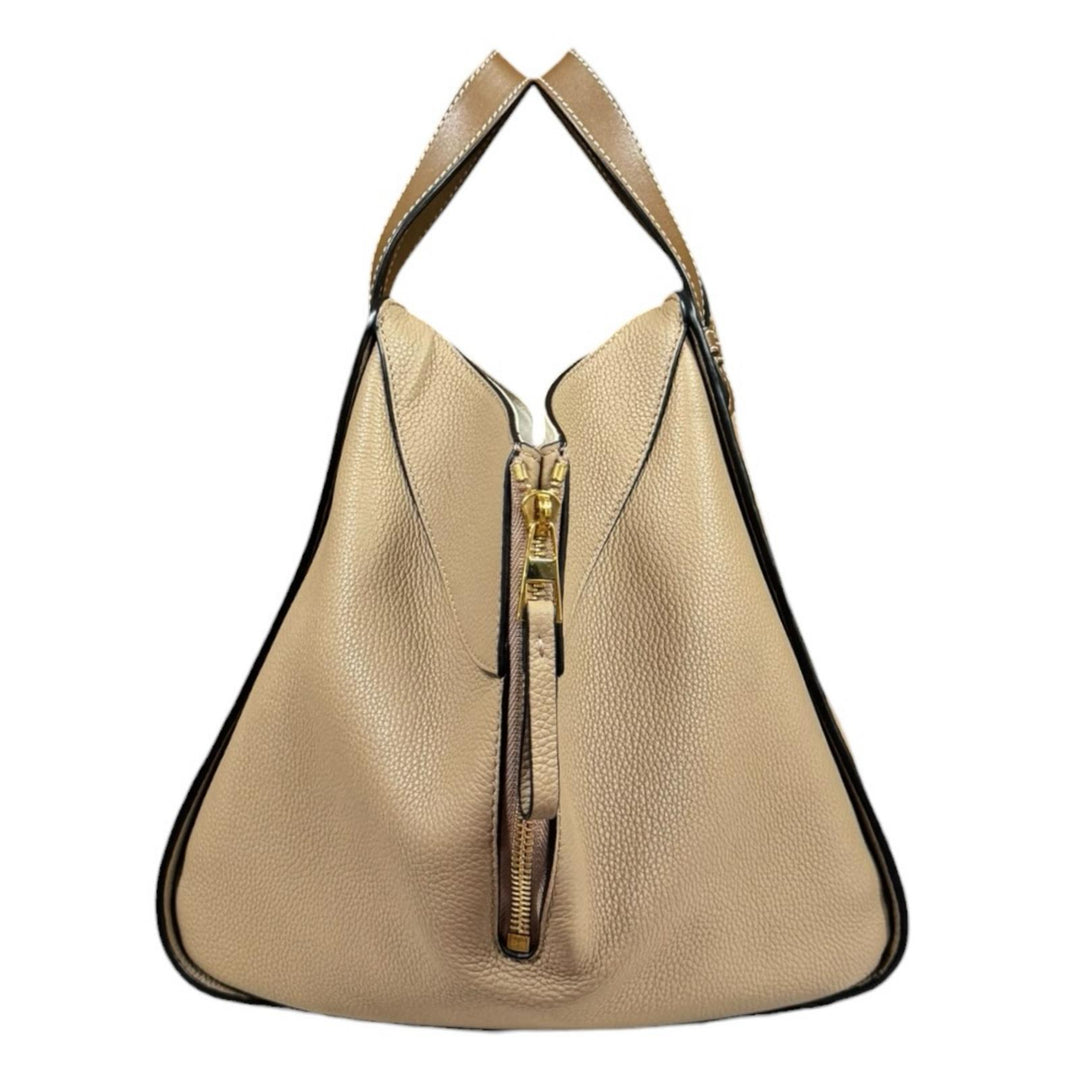 LOEWE ロエベ ハンモック スモール ショルダーバッグ レザー ベージュ