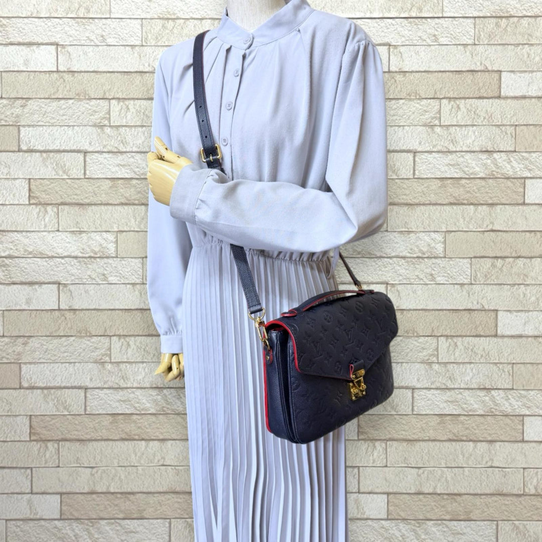 ルイヴィトン  M44071 ポシェット・メティスMM モノグラムアンプラント マリーヌルージュショルダーバッグ レディース MM LOUIS VUITTON ルイ・ヴィトン ポシェットメティスMM バッグ アン